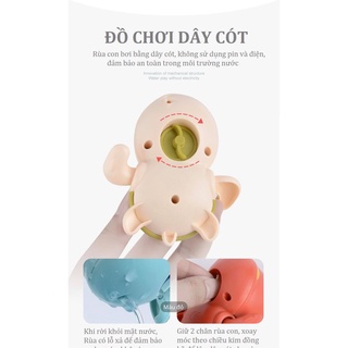 Set 3 rùa mini thả bồn tắm