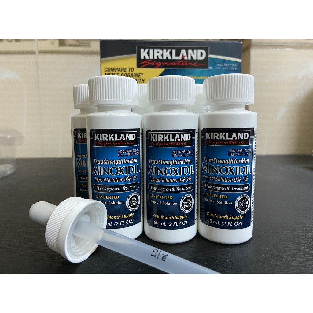 Minoxidil 5% Dạng Lỏng Mọc Râu Tóc Kirkland Mỹ