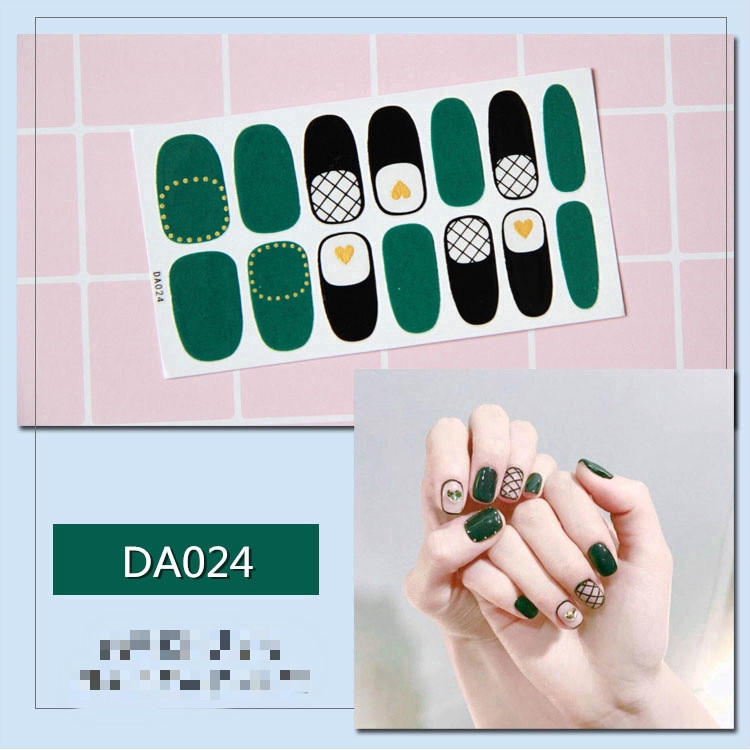 Set 14 Sticker Dán Móng Nghệ Thuật