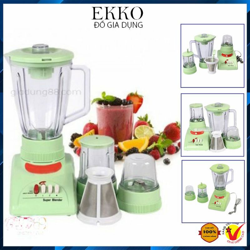 Máy Xay Sinh Tố JIPLAI JL-308 ( 3 Bộ Lưỡi Khác Nhau ) Bảo Hành 12 Tháng
