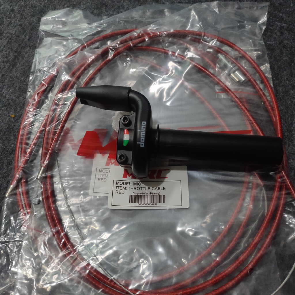 CÙM TĂNG TỐC XE MÁY DOMINO 2 DÂY GA TRÊN + DÂY GA THÁI