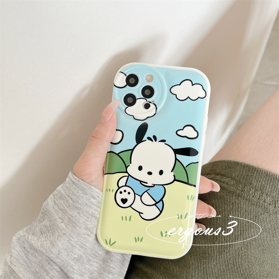 Ốp Điện Thoại Pochacco Cho Samsung A04E A04 A03s A03 A02 A02s A34 A12 A13 A14 A22 A23 A33 A53 A73 M23 A03s A50 A50s A30s A21s A31 A32 A11 A51 A52 A71 A72 M33 S22Ultra Plus