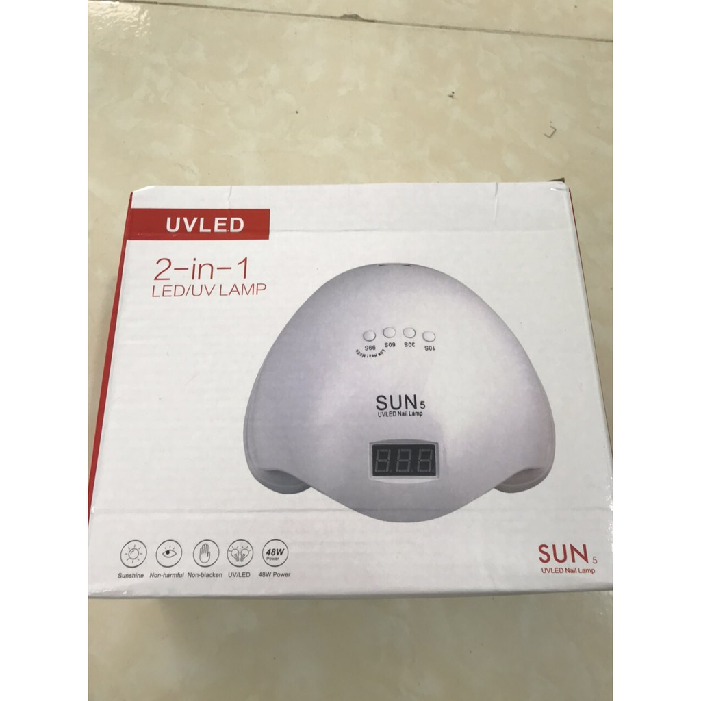 Máy Hơ Gel Sun 5 UV 48w Chính Hãng