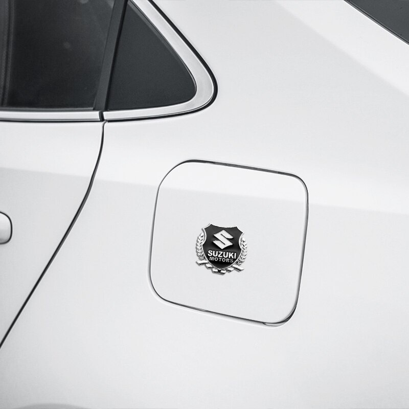 Set 2 Miếng Dán 3D Bằng Kim Loại Trang Trí Cho Xe Suzuki ERTIGA Swift XL7 SX4 jimy vitara jimy