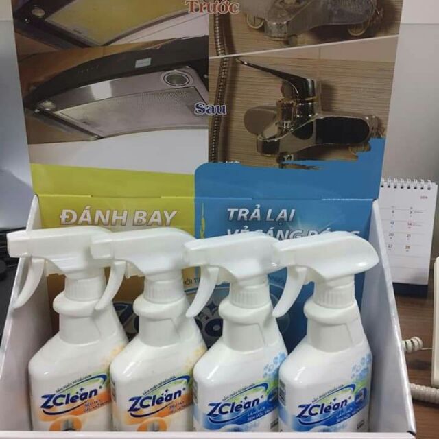 6 nước rửa Zclean 500ml