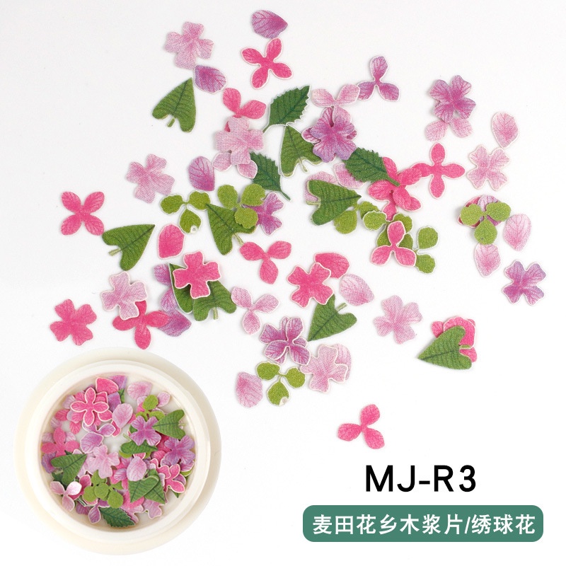 Charm hoa giấy phụ kiện trang trí nail  móng
