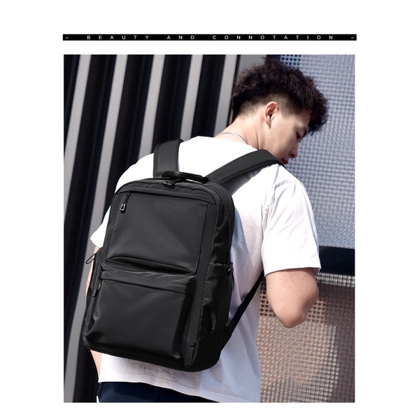 Cặp đi học nam nữ ulzzang chống nước basic , túi xách balo đựng laptop đẹp cho học sinh cấp 2 - 3, sinh viên.