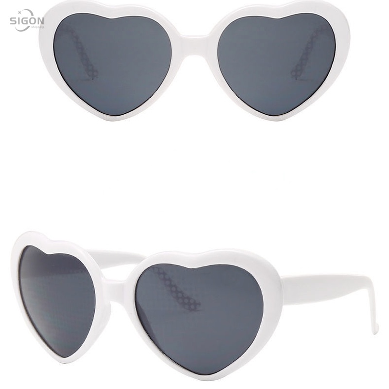 Kính mát hình trái tim thời trang cho nữ