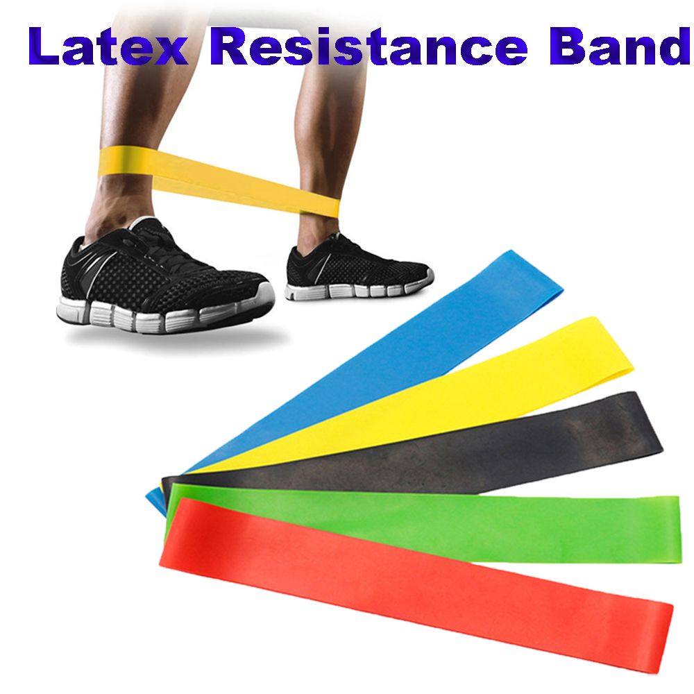 Dây Đai Kháng Lực Bằng Cao Su Latex Bền Bỉ Nhiều Màu Sắc Hỗ Trợ Luyện Tập Yoga / Thể Hình