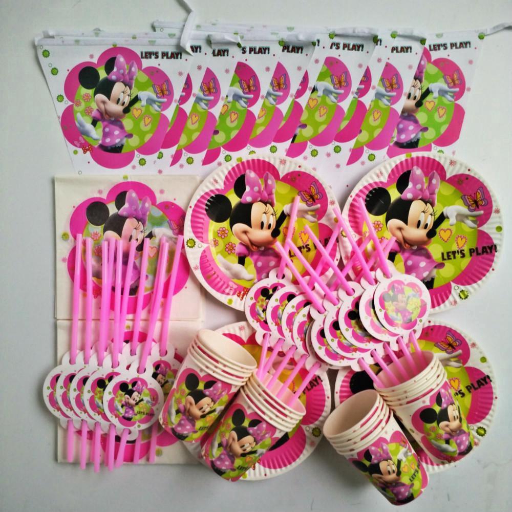 Bộ dụng cụ ăn uống hình chuột Minnie đáng yêu