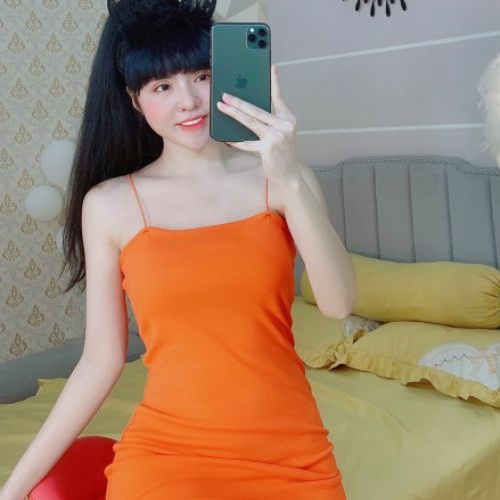 Đầm body 2 dây búng chuẩn đẹp