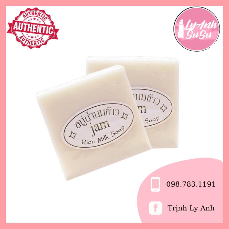 Xà phòng tắm Sữa Cám Gạo Thái Lan JAM RICE MILK SOAP 50g