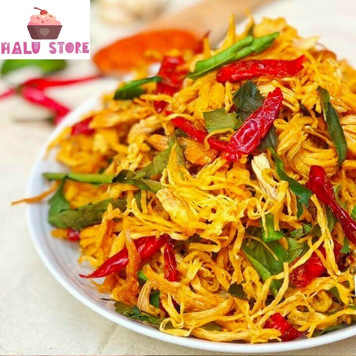Khô Gà Lá Chanh Loại 1 Thơm Ngon - Hủ 300g