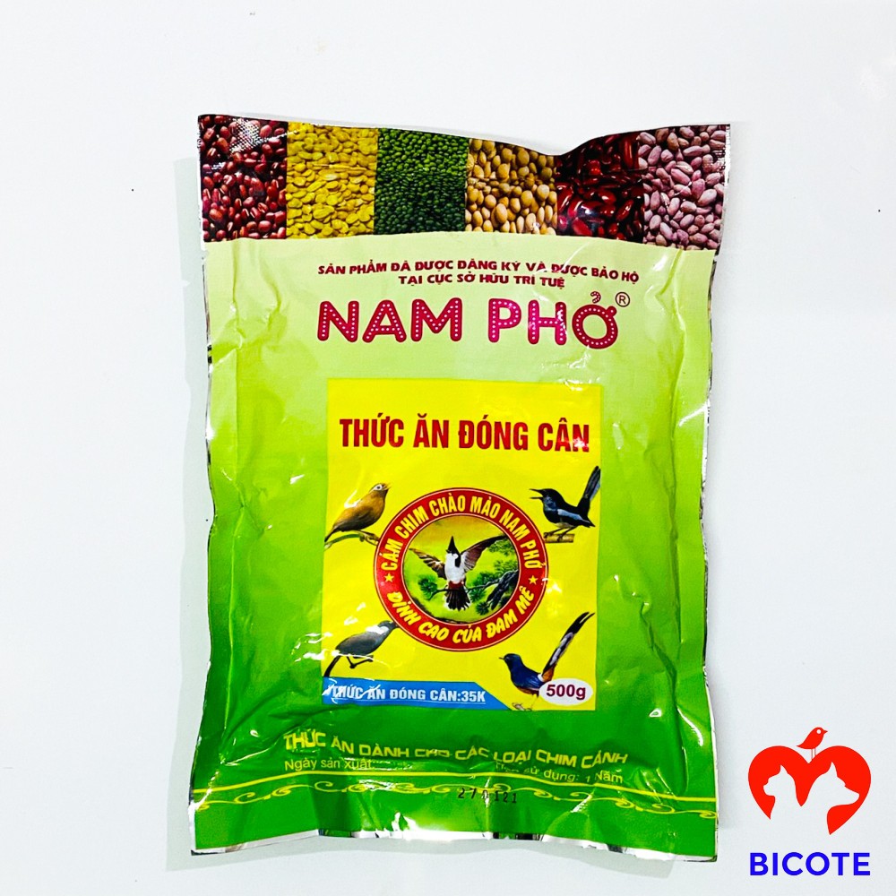 Cám chim tổng hợp Nam Phở cao cấp 500g - Thức ăn cho chim tổng hợp Nam Phở giá rẻ