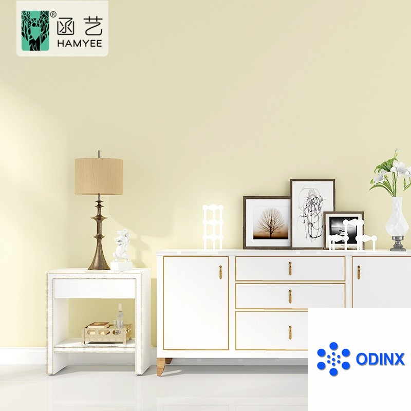 Giấy dán tường trơn 10M decal dán tường màu trơn có keo sẵn khổ 45cm