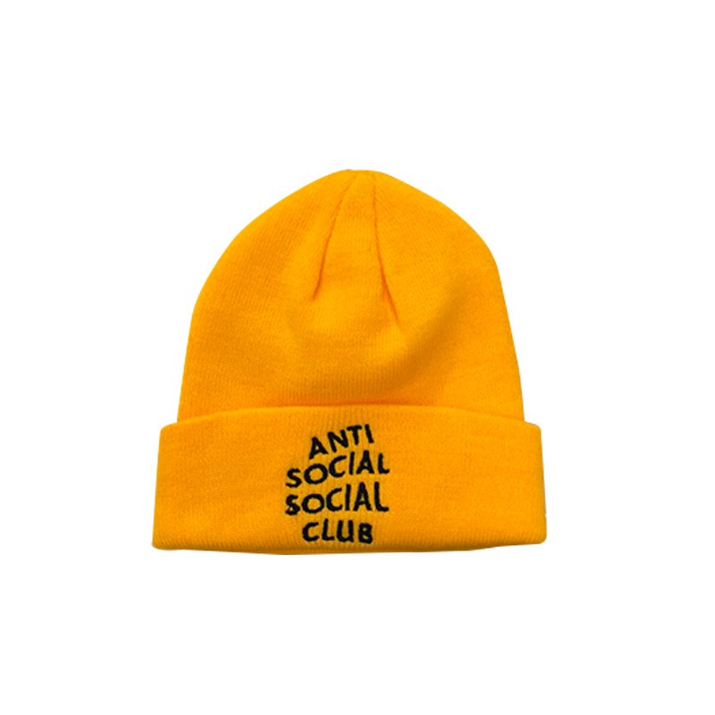 Mũ Len, Nón Len ANTI SOCIAL CLUB ASSC  Chất Dày Phong Cách Hàn Quốc