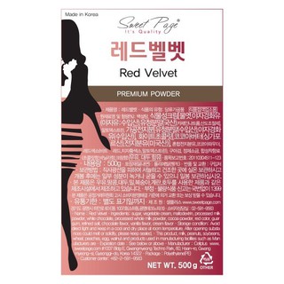 Bột pha sweet page latte red velvet vị bánh