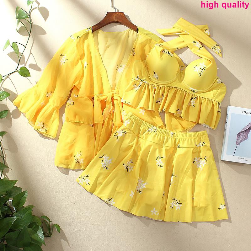 Large size swimsuit female fat mm200 pounds covered belly was thin and loose big breasts split conservative fat sister t | BigBuy360 - bigbuy360.vn