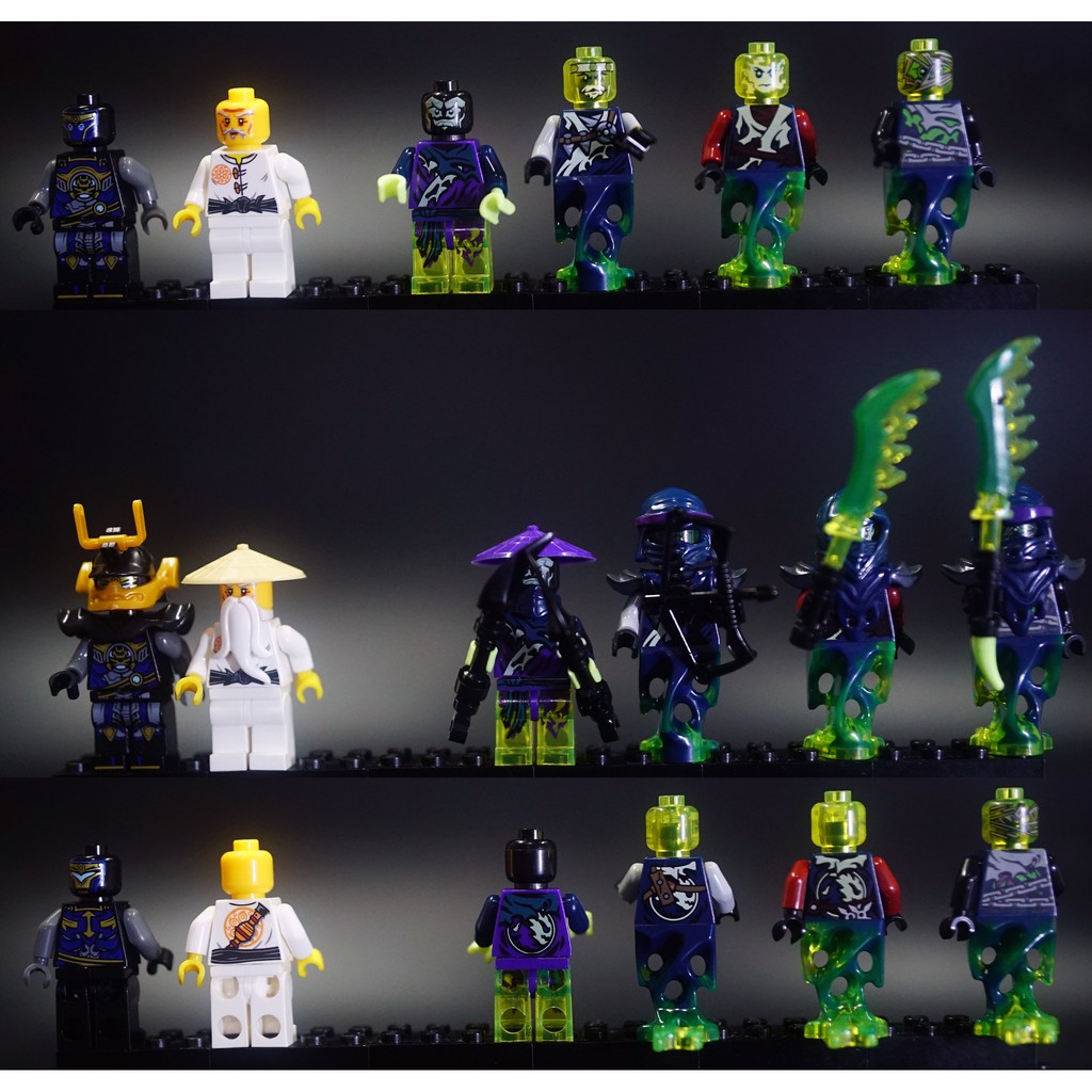 Đồ chơi lắp ráp lego minifigures xếp hình Ninjago trọn bộ 24 nhân vật Ninja ma season phần 5 rắn như hình Lele 31035