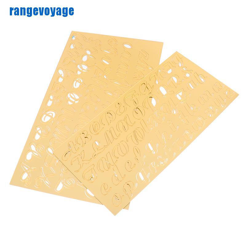 Khuôn Làm Bánh Hình Chữ Cái Từ Acrylic DIY