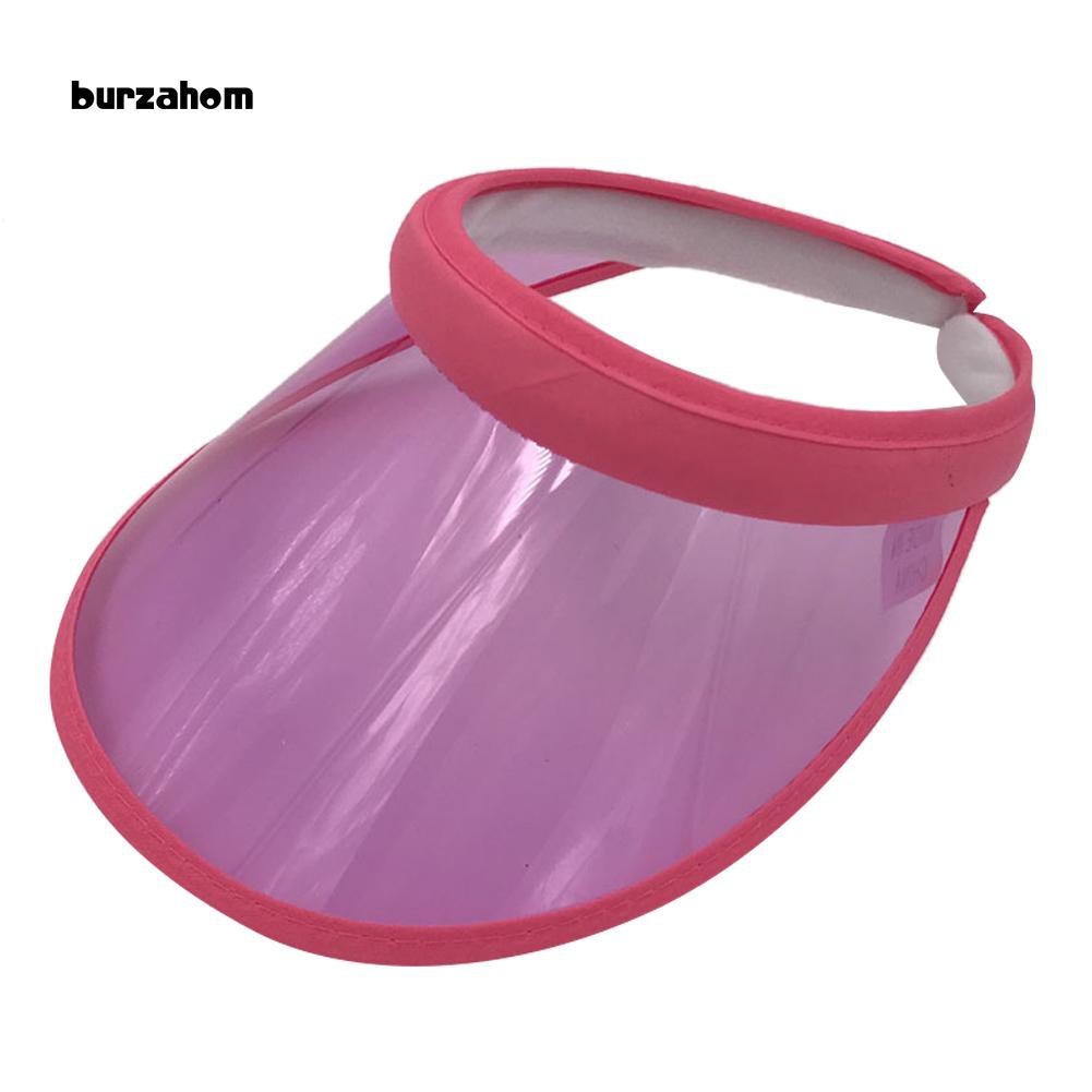 Mũ lưỡi trai hở chóp bằng nhựa PVC chống tia UV thoáng khí