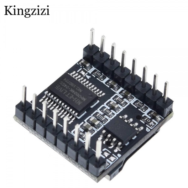 Mô Đun Máy Nghe Nhạc MP3 mini MP3 Hỗ Trợ Thẻ TF U-disk IO/ad Cho Arduino DIY