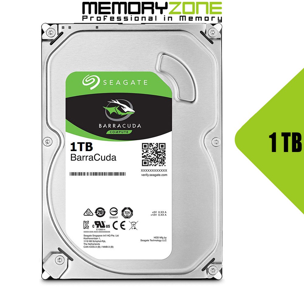 Ổ cứng HDD Seagate BarraCuda 1TB 3.5 inch SATA III 64MB Cache 7200RPM ST1000DM010
