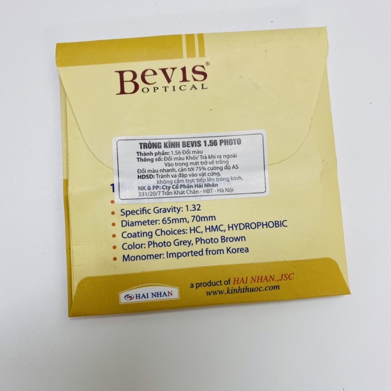 Tròng kính cận - viễn - loạn chống xước , phản quang , cắt ánh sáng xanh , đổi màu TAMANHOPTICAL