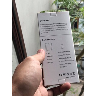 Cáp đọc thẻ SD cho Ios