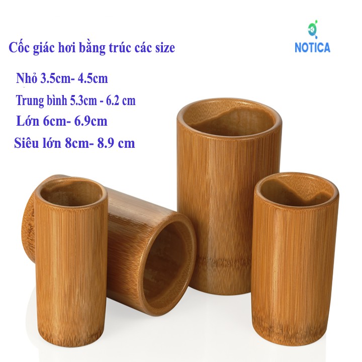 Ống giác hơi trúc Nam Hải nhiều size bán lẻ