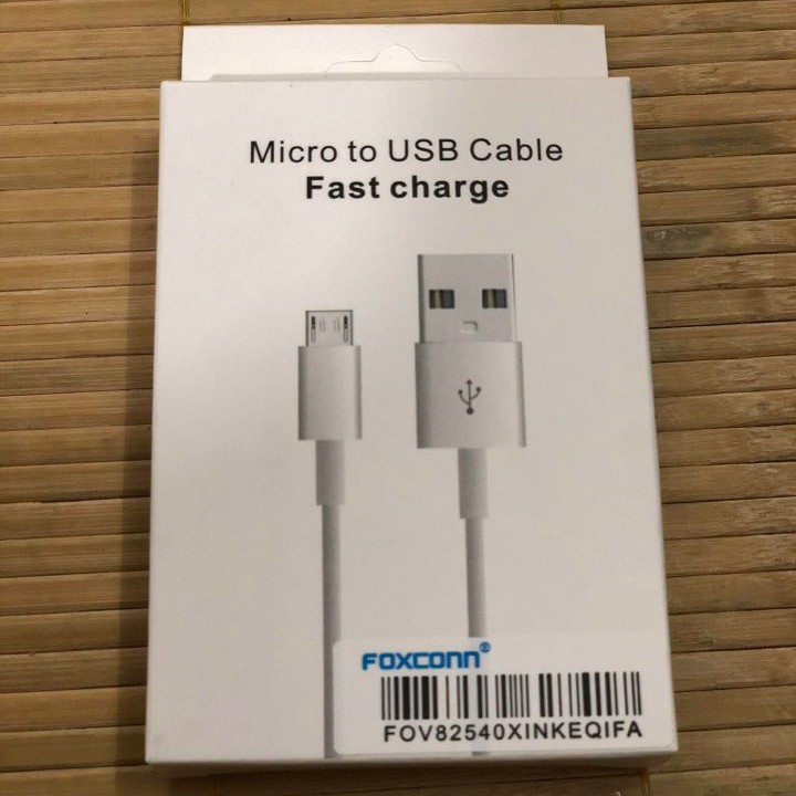 Cáp sạc nhanh microUSB Foxconn cho android
