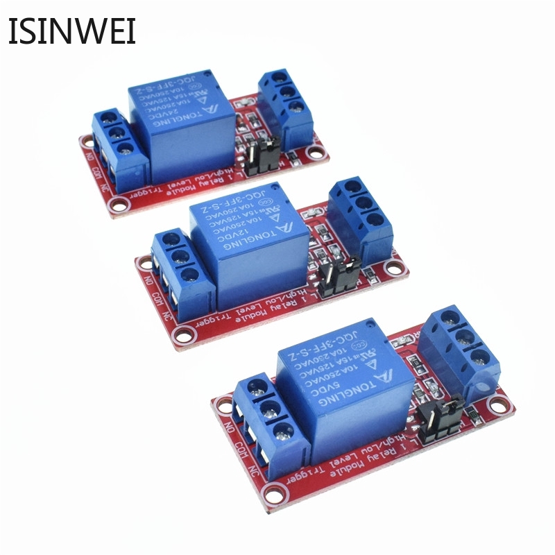 Mô đun rơ le bán dẫn 1 kênh 5V/12V/24V với phần tử cách ly quang mức cao/thấp cho Arduino