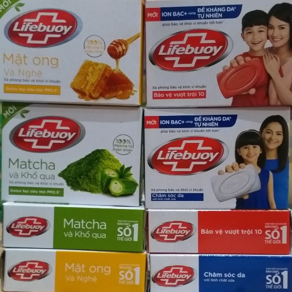 Xà bông cục Lifebuoy 90g đủ màu