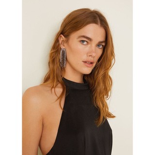 Đầm halter neck cổ yếm Mng auth size XS