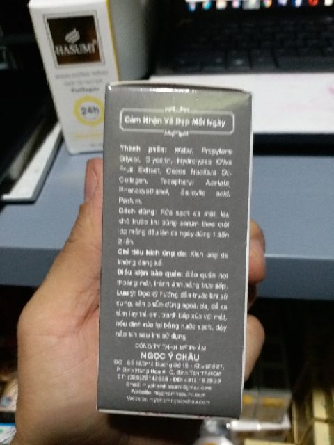 Serum trắng da nám tàn nhang collagen hasumi