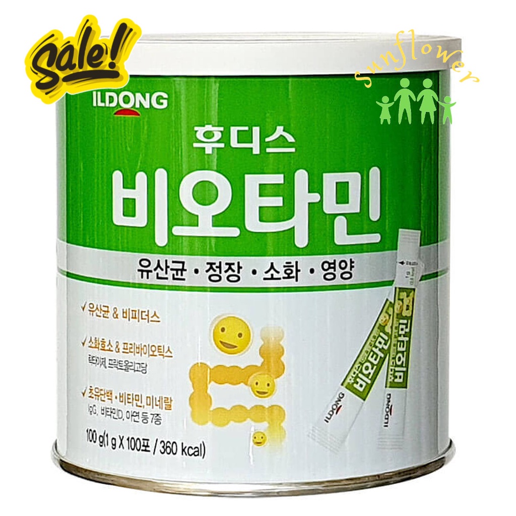 Men vi sinh ILDong Hàn Quốc 100 gói 100g