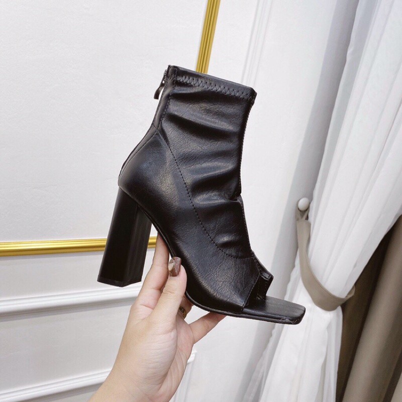 Bán sỉ BỐT HỞ MŨI XỎ NGÓN GÓT VUÔNG 9p SIÊU HOT-Kèm ảnh thật