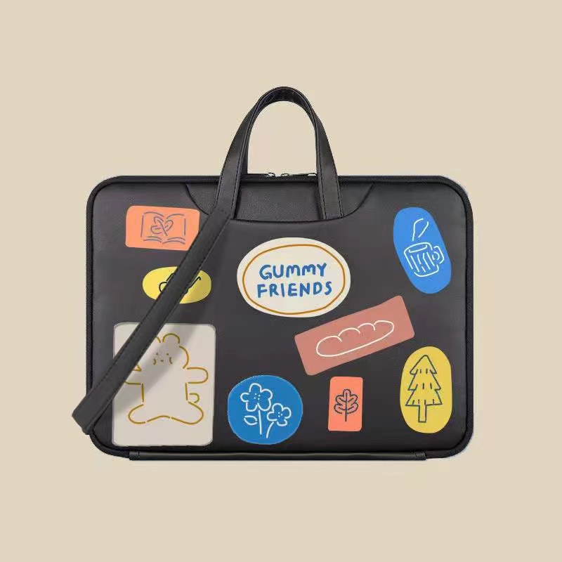 Túi đựng laptop chống nước chống sốc PU da 13.3 14 15.6 inch- Túi laptop