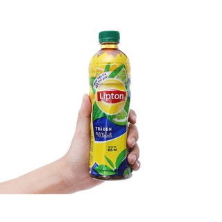 THÙNG 24 CHAI 455ML TRÀ ĐEN LIPTON VỊ CHANH (24 CHAI x 455ML)