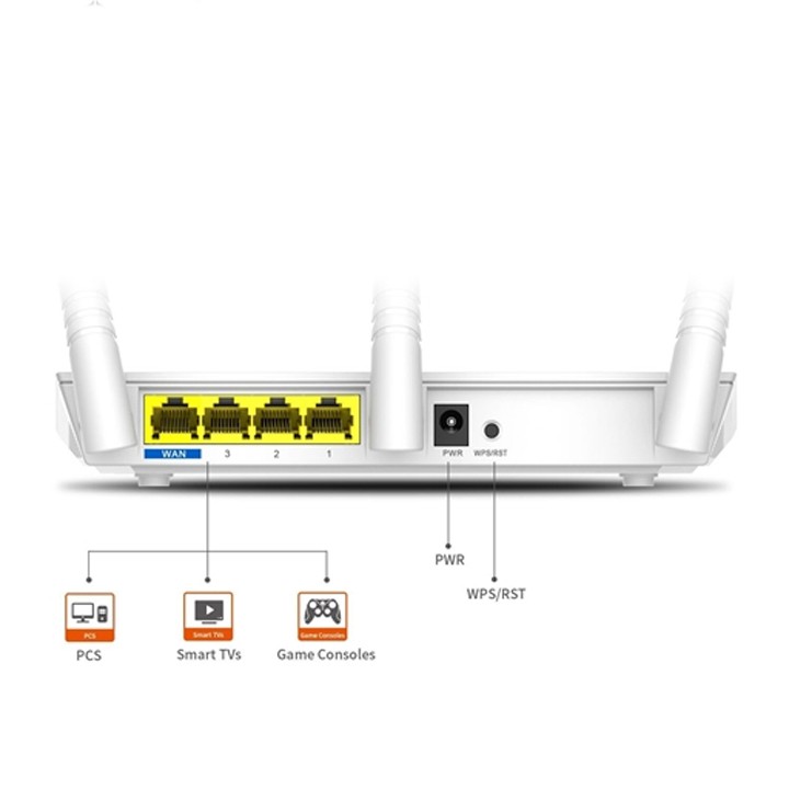 Bộ phát sóng wifi Tenda F3 3 râu chính hãng | Modem wifi chuẩn tốc độ 300Mbps phát sóng xuyên tường - BH 36 tháng | BigBuy360 - bigbuy360.vn
