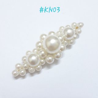 Kẹp tóc đính hạt giả ngọc trai
