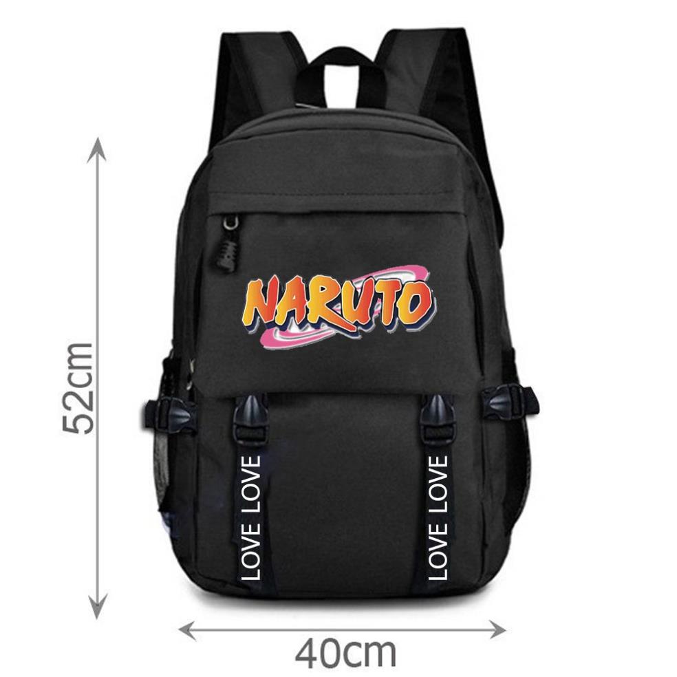 SALE 20% - Balo in hình tên logo NARUTO độc đẹp giá rẻ / balo cực chất / uy tín