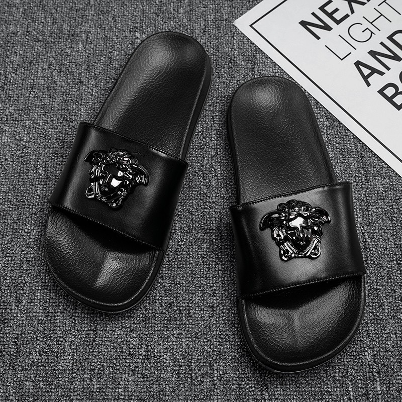 Dép Versace Cỡ Lớn 39-46 Dày Dặn Chống Mòn Không Thấm Nước Cho Nam