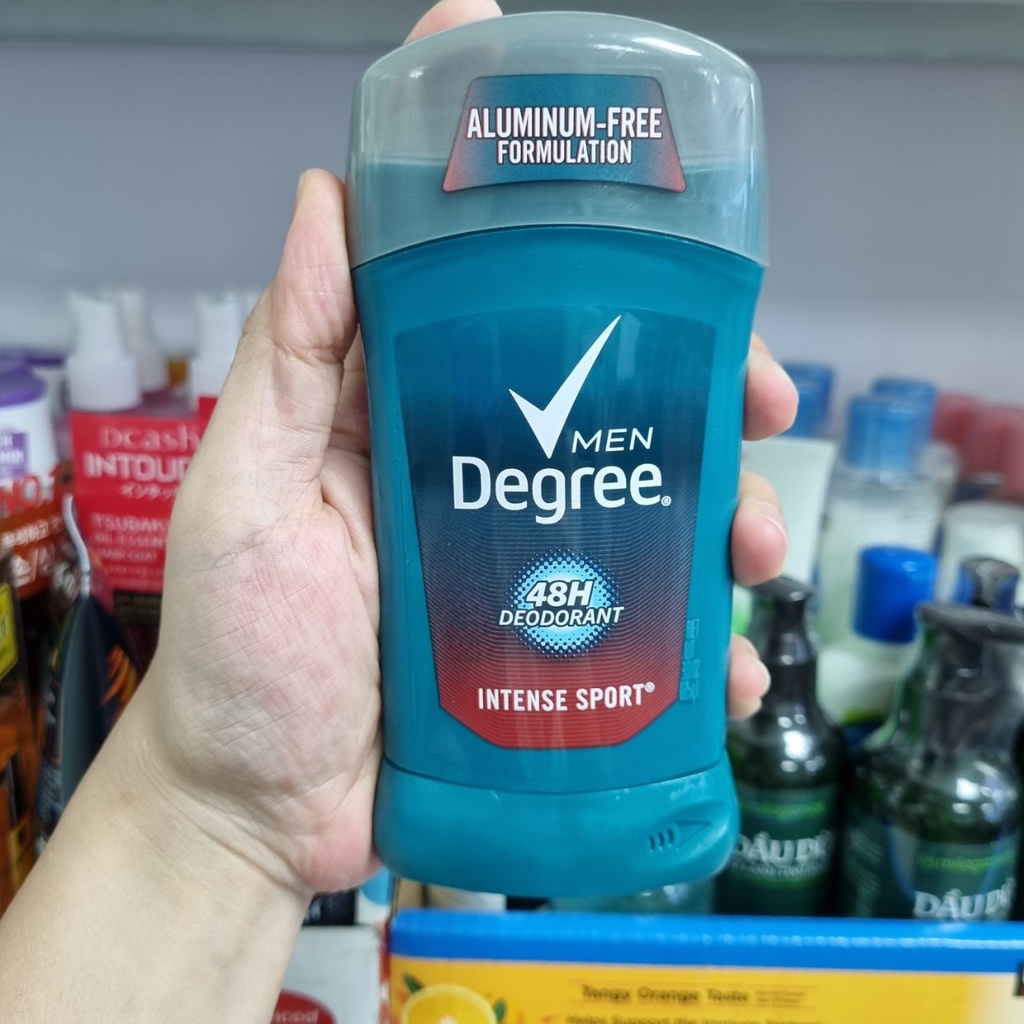 Lăn nách nam Degree Men Antiperspirant 76g Cool Rush/Intense Sport/Black + White  mẫu mới| Sáp khử mùi nam