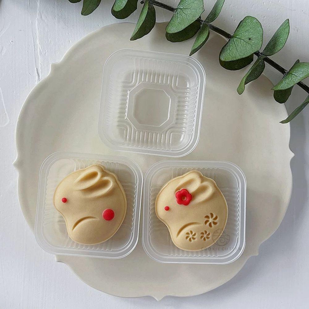 Khuôn Làm Bánh Trung Thu Hình Thỏ / Mặt Trăng Tinh Tế 50g