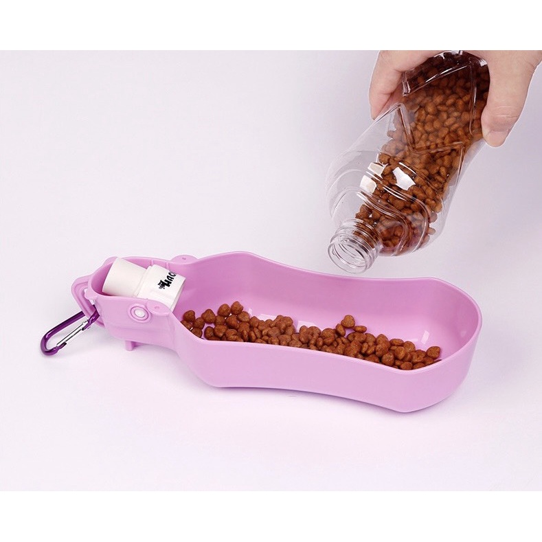 [HÈ 2022] Bình nước du lịch cho chó mèo di động 300ml cao cấp