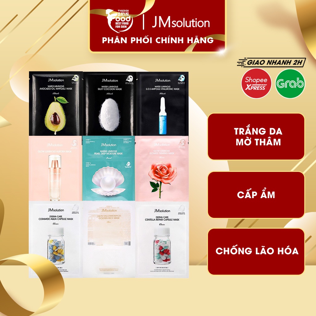 Mặt nạ giấy chăm sóc da toàn diện Hàn Quốc Jmsolution Mask