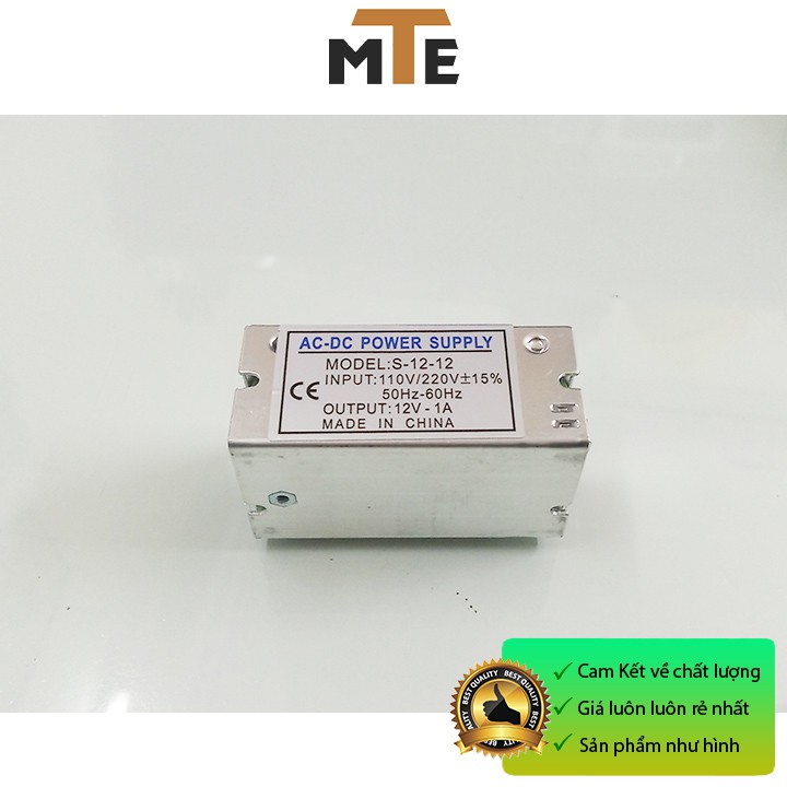 Nguồn tổ ong, nguồn led 12V 1A S-12-12