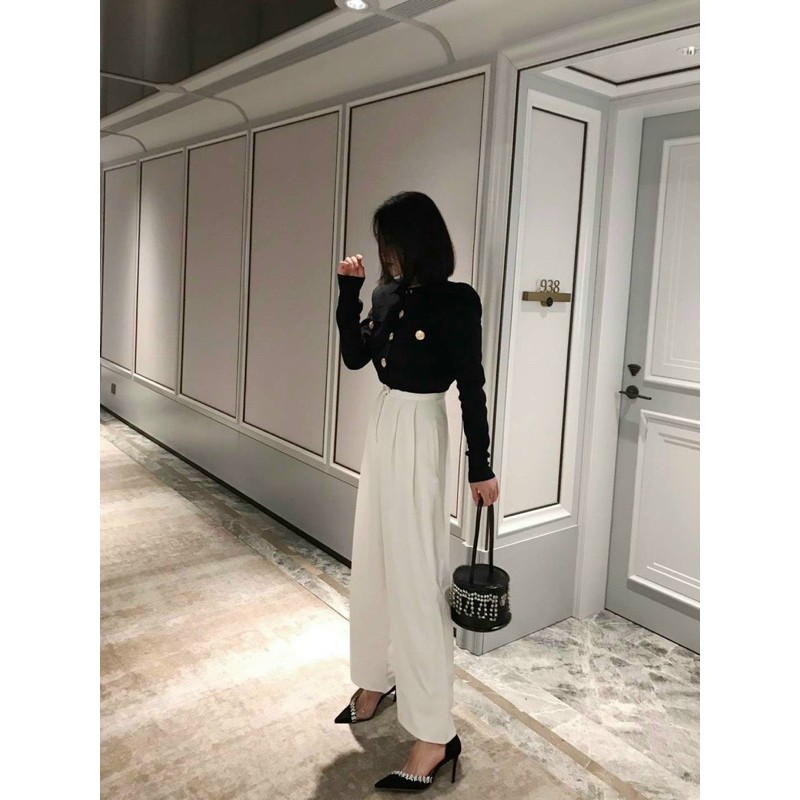 Guốc wang viền đá