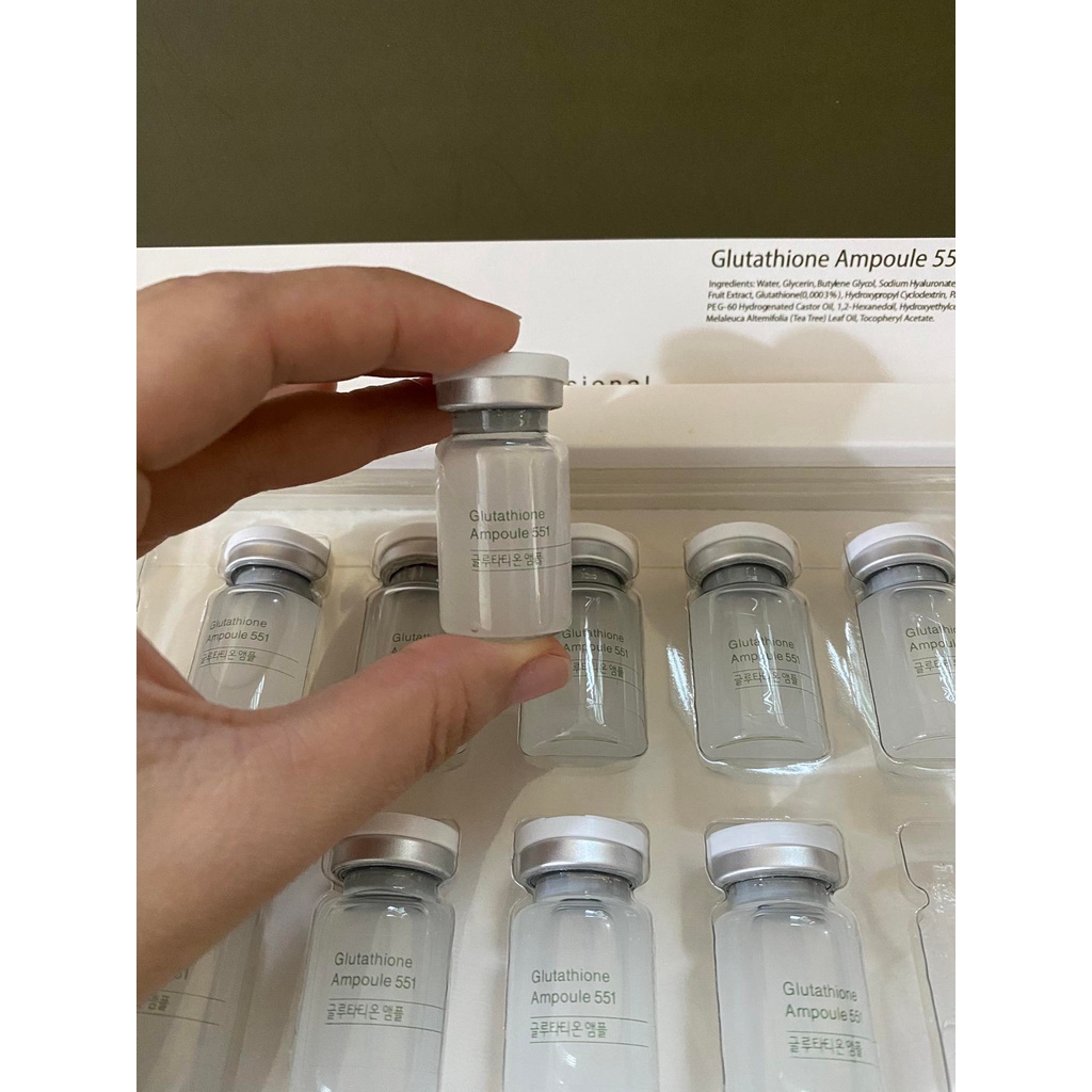 1 lọ Serum truyền trắng Esthemax Glutathione Ampoule 551 Hàn Quốc